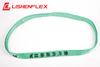 green lifting slings