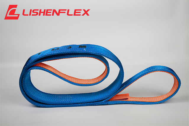 blue round sling